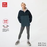优衣库女装HEATTECH EXTRA WARM棉混纺紧身裤/10分478962 481081 481081/07青灰色 2XL