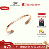 丹尼尔惠灵顿（DanielWellington）dw手镯女 经典玫瑰金小号开口手镯生日礼物送女友