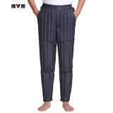 雅鹿中老年羽绒裤男士内胆内穿加厚加大码修身高腰保暖宽松下装 藏青（膝盖全羽绒） XL (175)