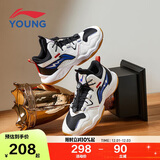 李宁童鞋儿童篮球鞋男大童减震回弹稳定支撑柔软运动鞋36YKBT090-11