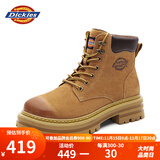 Dickies男士马丁靴高帮时尚男靴工装靴情侣靴男 土黄 39-男女款