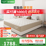 甜秘密（SweetNight）席梦思床垫 凝胶记忆棉 独立弹簧床垫1.8x2米 可定制可拆洗 A款 | 软硬双面 | 25cm厚 2米*2.2米