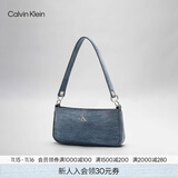 Calvin Klein女包25春夏新时尚ck牛仔单肩包腋下包礼物4F3217G