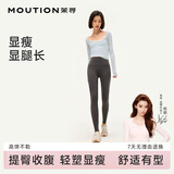 茉寻Angelababy同款鲨鱼裤外穿高腰收腹提臀反重力显瘦加绒瑜伽打底裤 时尚灰【薄绒--适合10℃-25℃】 2XL （135-150斤）