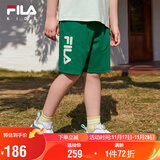 FILA斐乐童装儿童短裤2025年夏季男女中大童休闲运动五分裤潮