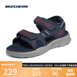 斯凯奇（Skechers）凉鞋男士秋季厚底休闲鞋软底外穿运动凉拖鞋237286