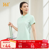 361°短袖女春夏季运动t恤速干衣polo衫跑步健身休闲瑜伽662424130H-5