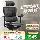 Ergonor保友金豪b雄鹰 人体工学椅 电脑椅 电竞椅办公椅子可躺老板椅 【金豪b雄鹰】黑色网