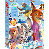 迪士尼（Disney）儿童拼图玩具100片 疯狂动物城2盒装拼图家居装饰生日礼物礼品