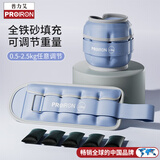 PROIRON普力艾 负重沙袋绑腿可调节跑步装备儿童男女腿部沙包0.5-2.5kg紫