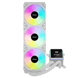 安钛克（Antec） AF240 AF360 AD360 一体式水冷 CPU散热器 支持英特 12代/13代/14代 AMD AM4/AM5 平台 安钛克 AD360  白色  ARGB 带温度显示 搭配 安钛克BP500W直出电源（套装）