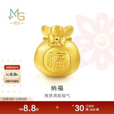 周生生黄金转运珠 福袋足金串珠子 情侣手串不含绳链89197C定价