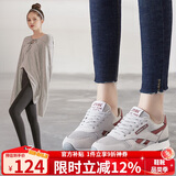 ZHR休闲鞋女精选牛皮舒适百搭女鞋 经典INS潮拼色运动鞋女 韩版时尚轻便透气鞋子女 AK60 米灰色 39