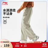 李宁户外CF溯丨防泼水伞兵裤运动裤25新款秋冬户外工装裤直筒男休闲裤 【拒水防泼】伞兵裤溶石灰227-1 L