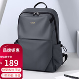 高尔夫（GOLF）双肩包男士大容量背包男防泼水15.6英寸电脑学生书包休闲旅行背包