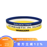 NBA官方-湖人/勇士三条装细硅胶手环-男女篮球体育运动休闲潮流配饰 勇士队