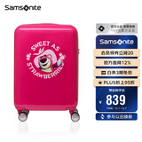 新秀丽（Samsonite）行李箱20英寸拉杆箱迪士尼草莓熊旅行箱NX8玫粉色登机密码箱