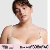 维多利亚的秘密 PINK 圆盘胸内衣1690性感光面无痕舒适聚拢3/4罩杯外扩文胸 39H6香槟色-1690 11201690 75B （34B）
