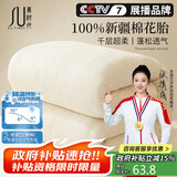 素时代100%新疆长绒棉絮 春秋全棉花被芯夏季薄凉空调被子 2斤150*200cm