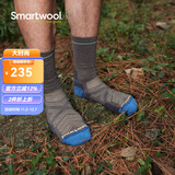 SMARTWOOL徒步轻量减震中筒袜户外美利奴羊毛袜运动袜登山袜1614 褐拼拉古纳蓝P31（新色） M（适合脚码38-41）