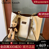 CALWAN KEODH包包女包大容量通勤单肩包高级感托特包轻奢生日礼物送女友老婆 【棕色】小众百搭简约休闲手提女士包实用走心女生闺蜜