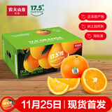 农夫山泉 17.5° 橙 赣南脐橙/橙子 净重10斤装 铂金果 生鲜水果礼盒