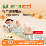 乐瓜 睡觉抱枕条纹小熊娃娃保暖公仔侧睡夹腿女生床上陪睡可拆洗靠枕 条纹小熊抱枕加大号（冬暖款）
