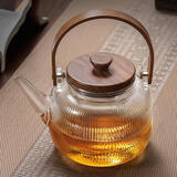 八千行煮茶壶玻璃围炉煮茶壶烧水壶耐高温电陶炉提梁壶泡茶养生花茶壶