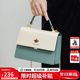 蔻一（Cnoles）包包女士款2025年最新款牛皮女生高端斜挎包通勤大容量单肩包