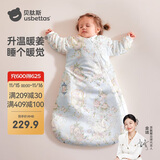 贝肽斯婴儿睡袋暖姜恒温儿童一体睡袋婴幼儿防踢被睡衣秋冬中厚弗里德XL