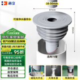 海立厨房下水道防臭封口神器卫生间洗衣机水管防溢水硅胶密封塞圈F75