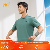 361°短袖男士t恤夏季运动服速干衣跑步健身上衣polo衫652424122H-4