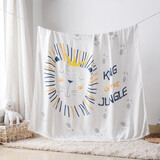 格鲁格（GRUG）Grug 婴儿夏凉被 竹纤维宝宝冰丝盖毯空调被毯午睡盖肚子睡毯 小狮子 竹棉款 110*110cm