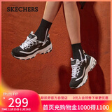 斯凯奇（Skechers）女鞋秋季厚底老爹鞋百搭熊猫鞋软底舒适外穿休闲运动鞋11959
