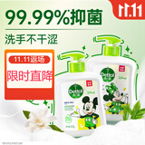 滴露（Dettol）洗手液茉莉绿茶清香500g*2 儿童洗手液家庭抑菌消毒 迪士尼