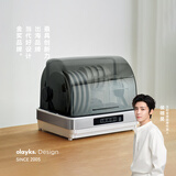 olayks立时 消毒柜 消毒碗柜 家用保洁柜 迷你小型消毒柜家用碗筷刀架高温消毒厨房烘干柜消毒机32L