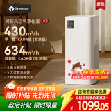 树新风空气净化器 除甲醛异味除过敏认证 家用宠物大空间全效净化器K2