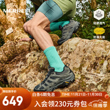 迈乐（Merrell）官方店男女款户外登山徒步鞋减震MOAB 3迈越者轻量防滑耐磨透气 J035881黑灰（男） 40