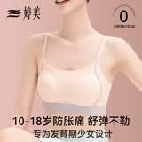 婷美吊带少女内衣初高中生女大童发育期背心青少年二三阶段文胸 肤XL