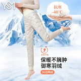 翊尚美羽绒裤女内穿冬季加绒加厚内胆保暖棉裤子女东北零下30度防风防寒
