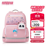 美旅箱包女孩放心书包1-6年级小学生双肩包儿童抗菌减负背包大容量NG3