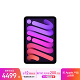 Apple/苹果 iPad mini (A17 Pro) 8.3英寸 平板电脑(256G WLAN版/mini7/MXNE3CH/A)紫色