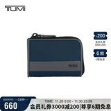 途明（TUMI）ALPHA SLG男士钱包卡包手拿包海军蓝拼灰色01192297NVYGY2