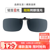 海伦凯勒眼镜夹片 偏光镜男女驾驶专用太阳镜夹片 防晒墨镜夹片 HP801C1