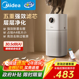 美的（Midea）【母婴级】空气净化器鼻炎家用除甲醛除烟味异味过敏原空气净化机森林家L1 Lite国家补贴