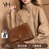 VANESSA HOGAN VH女包太阳神系列复古邮差包腋下单肩包斜挎通勤大容量托特包包