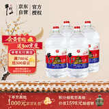 牛栏山二锅头 大桶装 泡酒 口粮酒 清香风格 62度 5L*4桶 整箱装