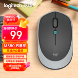 罗技（Logitech）M380 无线鼠标 无线2.4G 办公鼠标 百度AI智能语音输入打字翻译 家用办公型 M380石墨黑