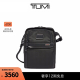 TUMI/途明【Alpha3直降】Alpha 3男士斜挎手提包男士单肩斜挎包 黑色02203116D3