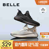 百丽男鞋轻弹运动鞋春秋季百搭休闲鞋舒适健步鞋A1055AM3 黑色8BG01 38 (240mm)